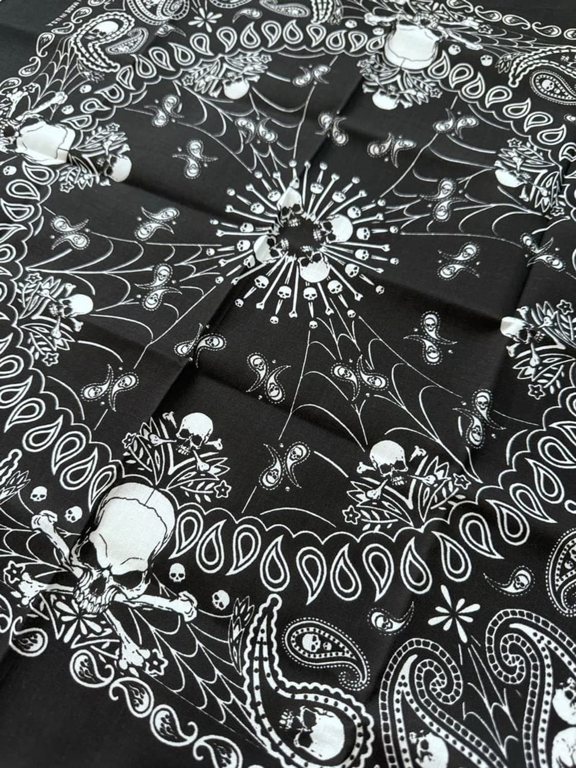 SKULL WEB BANDANA 스컬 웹 반다나 상품이미지3