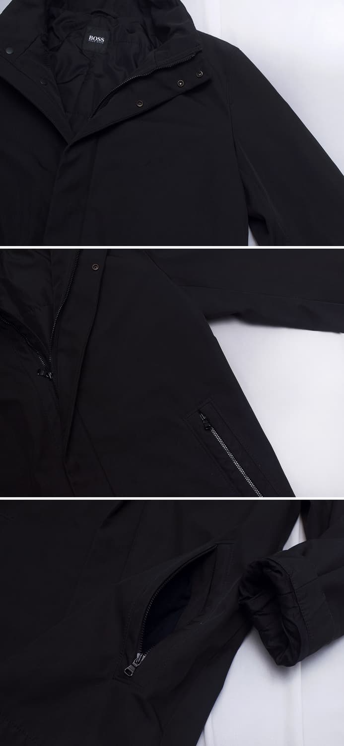 휴고 보스 블랙 하드쉘 레인 코트 자켓 (48 / 100) 상품이미지8