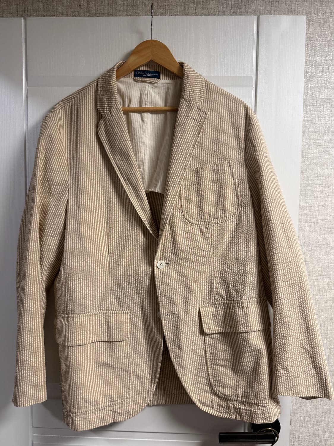 폴로 랄프로렌 시어서커 스트라이프 자켓 46R 상품이미지1