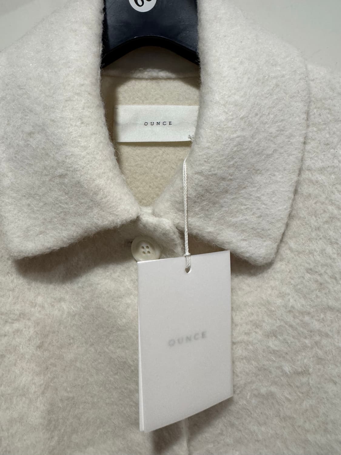 새상품 ounce 온스 베이비알파카 핸드메이드 하프코트 상품이미지5