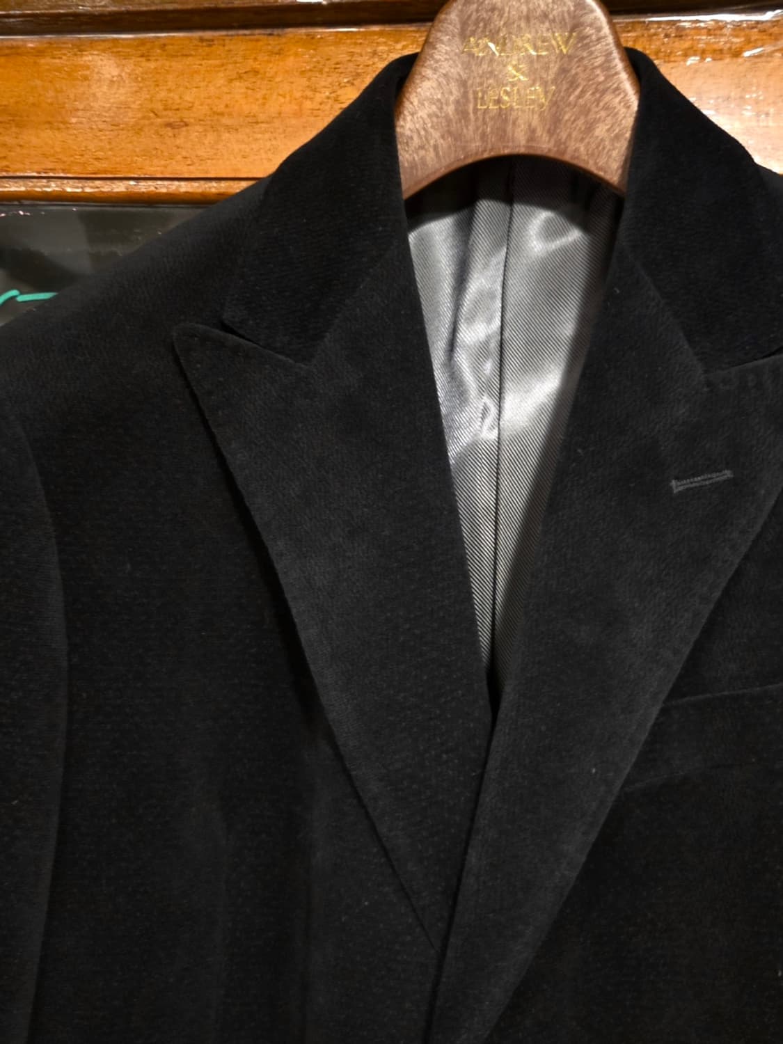 아르마니 꼴레지오니 벨루어자켓 상품이미지2