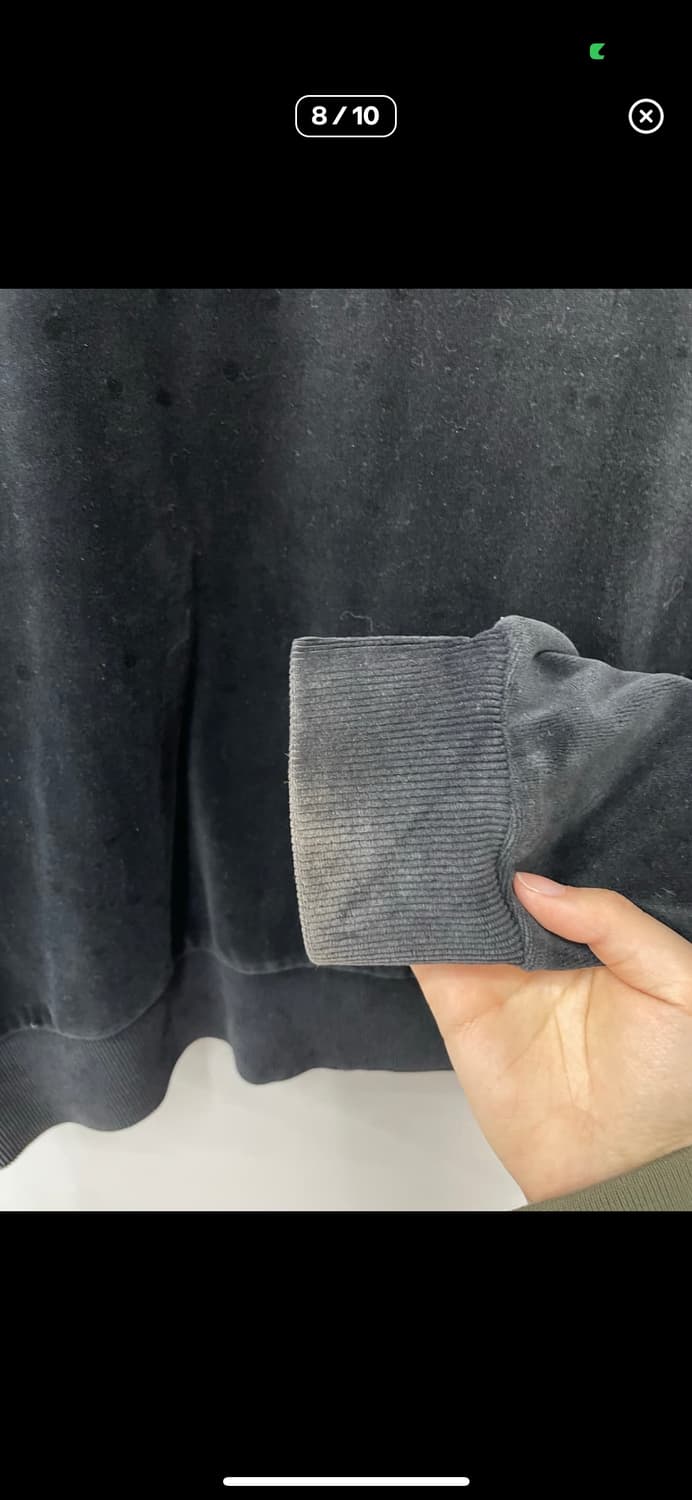 아디다스 블랙 벨벳 백로고 트랙탑 져지 A3587 상품이미지8