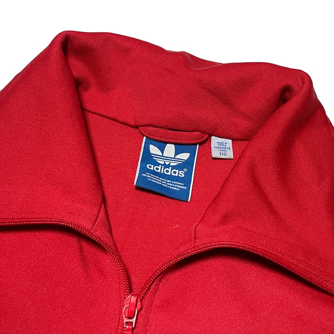 아디다스 유로파 트랙탑 져지 빨흰 상품이미지5