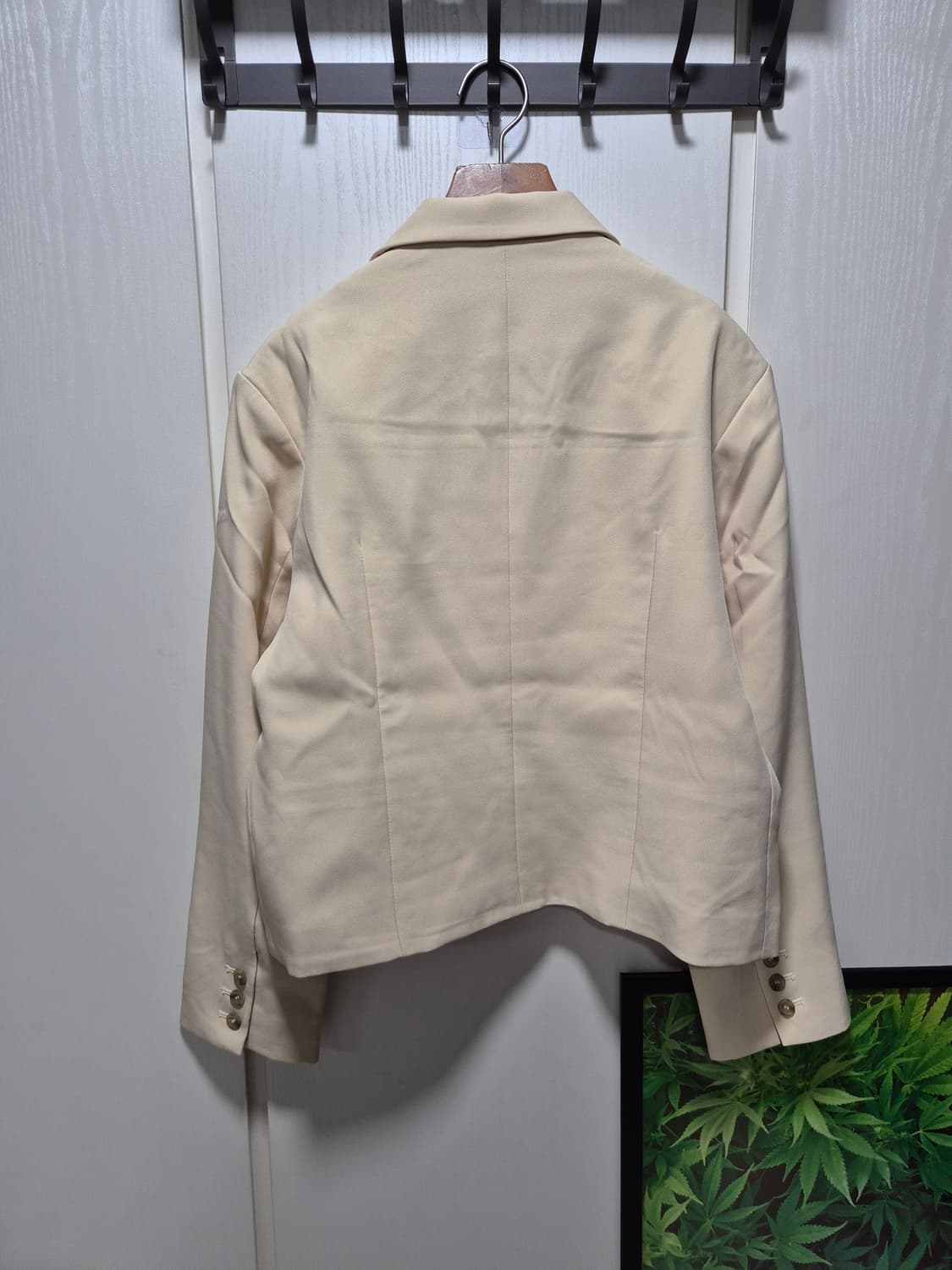 (세일)(새상품)버터아이보리 크롭 자켓 상품이미지10