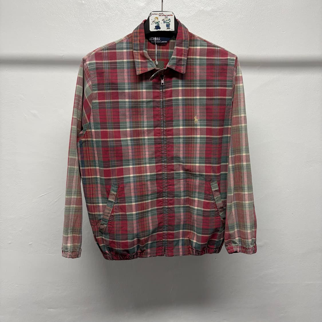 폴로 랄프로렌 체크 해링턴 자켓 상품이미지1