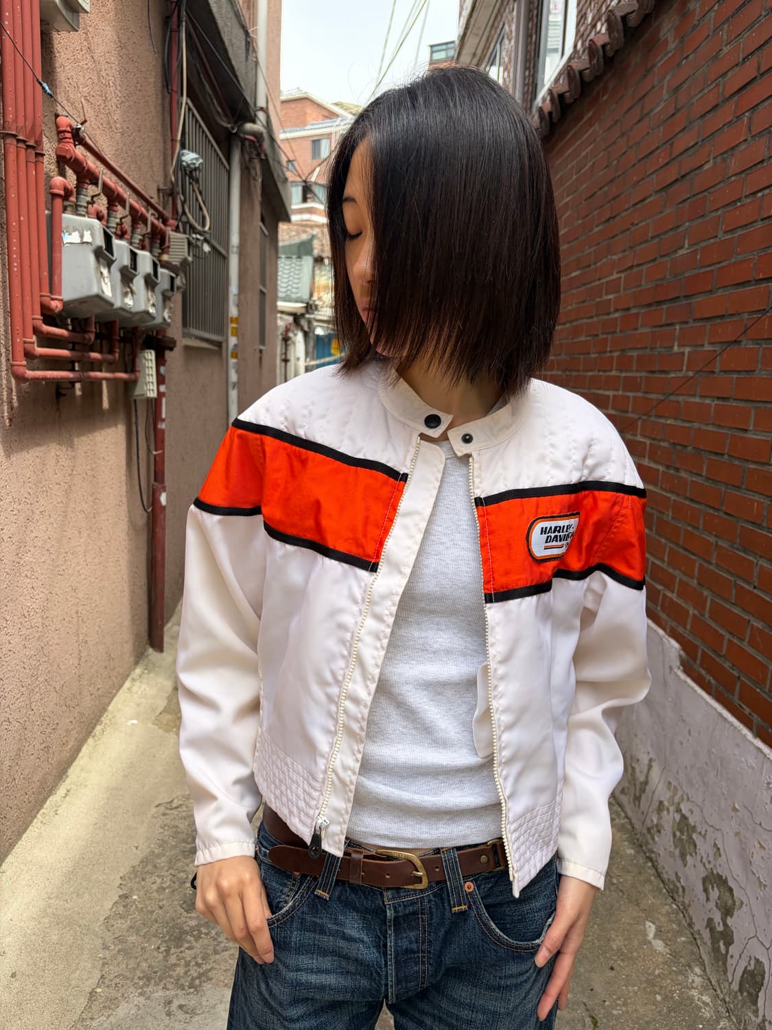 Harley-Davidson 레이싱 바이커 자켓 상품이미지2