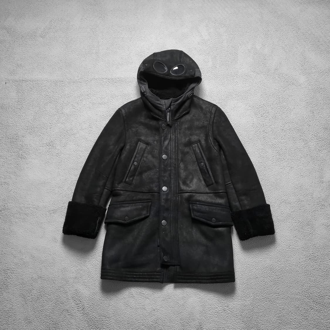 Cp컴퍼니 양가죽 고글 무스탕 상품이미지1