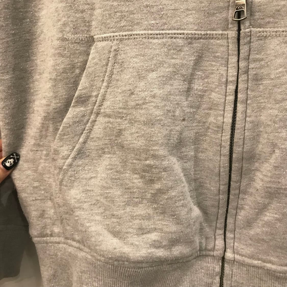 Quiksilver 퀵실버 오버핏 양털 후드집업 상품이미지4