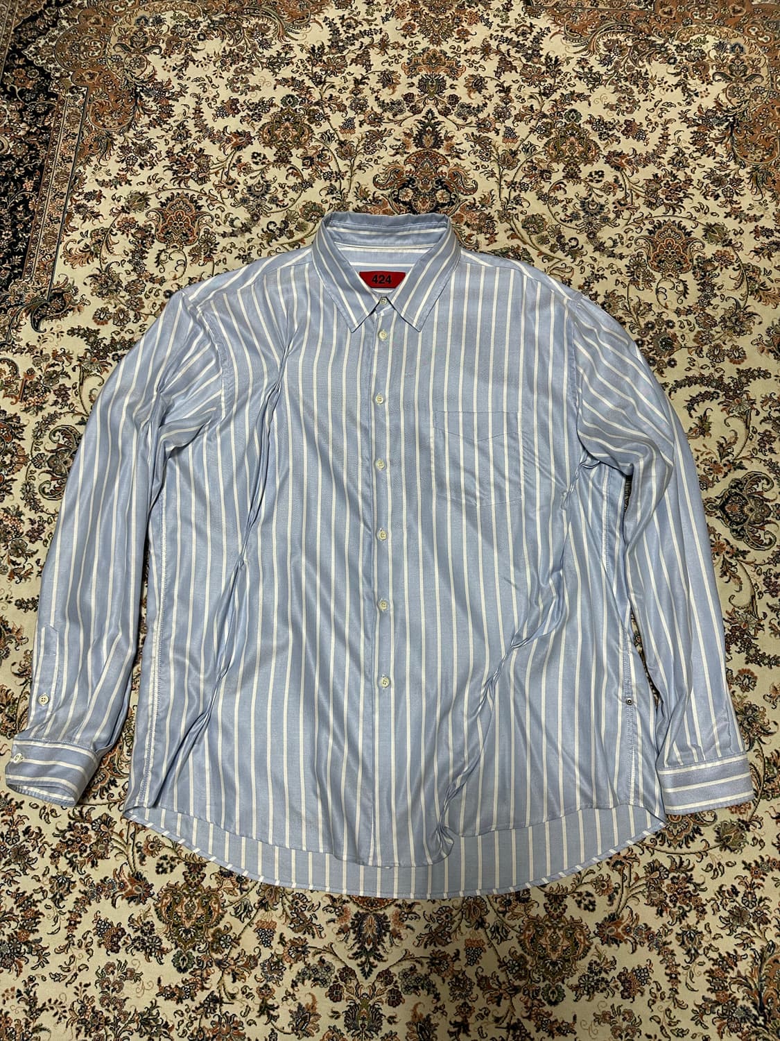 424 fleats stripe shirts M 상품이미지2