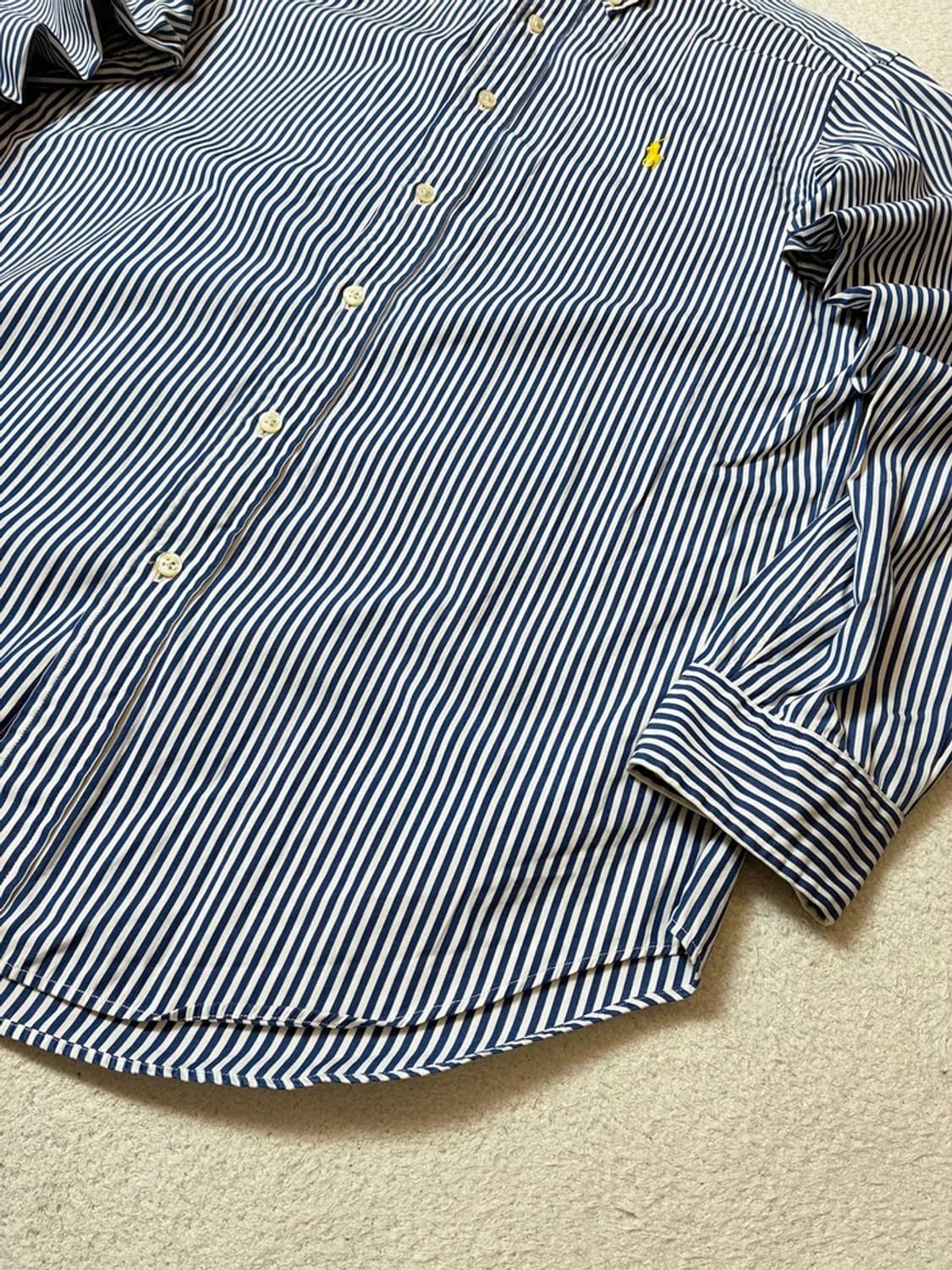 폴로 랄프로렌 시티보이룩 스트라이프 포니 로고 셔츠 PN7451 상품이미지4