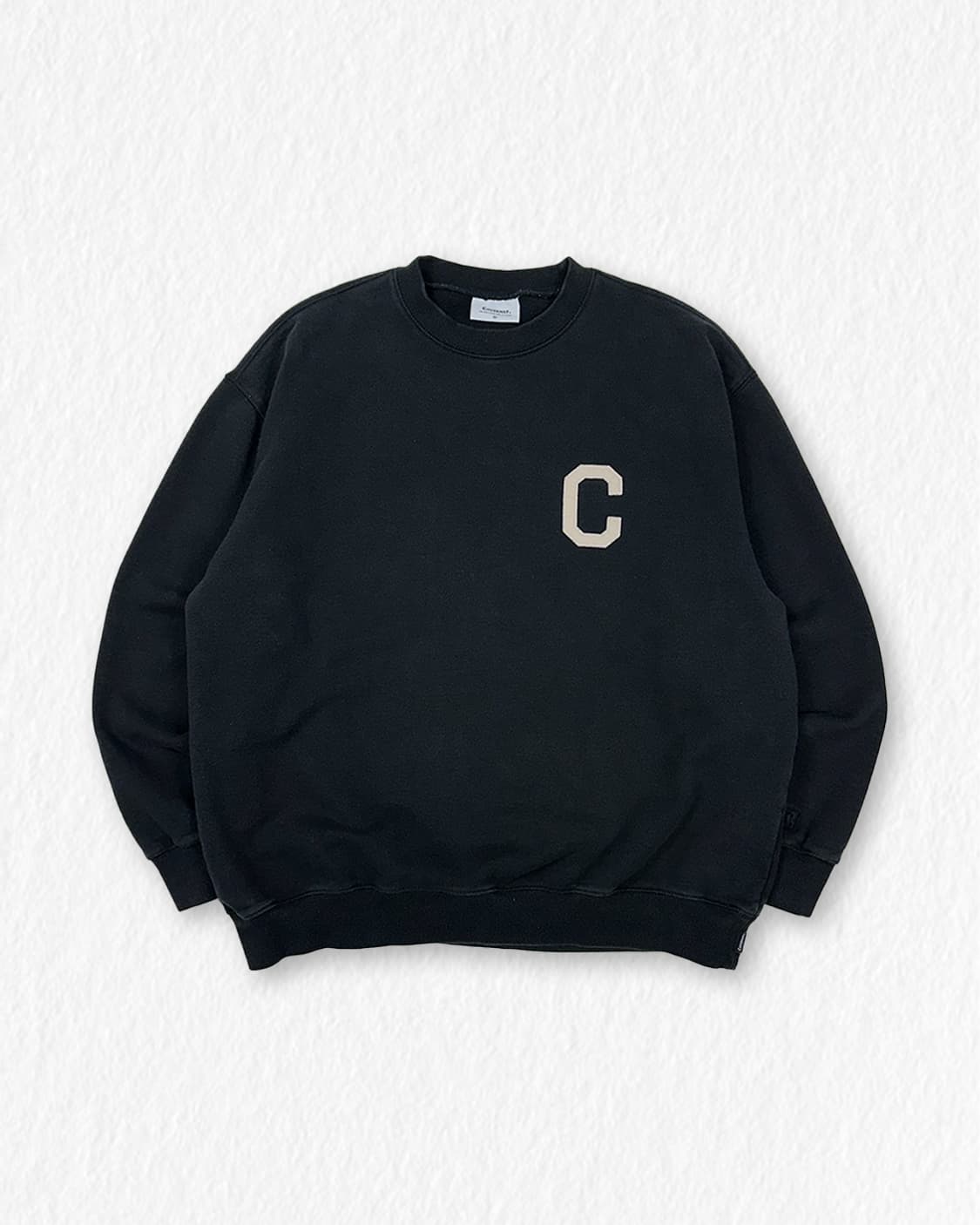 커버낫 맨투맨 블랙 상품이미지1