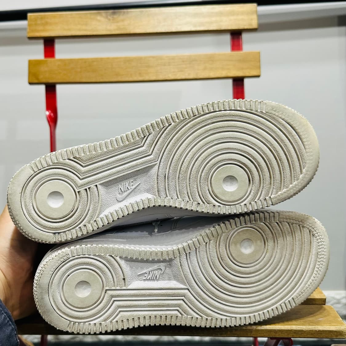 245) 나이키 운동화 여성 여자 신발 에어포스1 회이트 상품이미지6