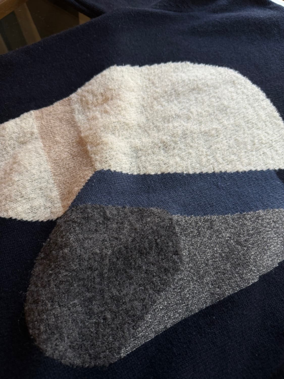 솔리드옴므 그래픽 니트 100 상품이미지7