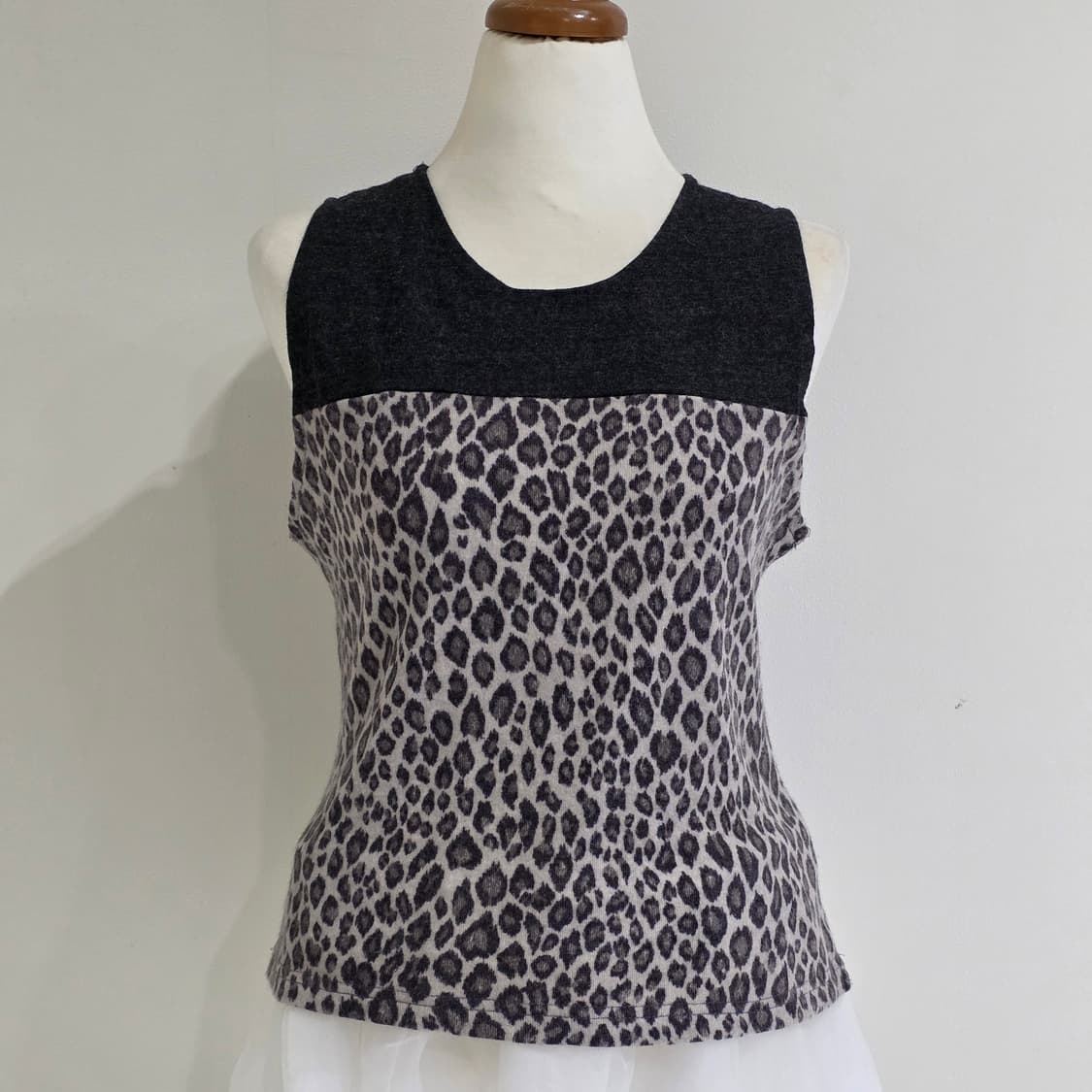 호피 레오파드 긱시크 슬리브리스 상품이미지1