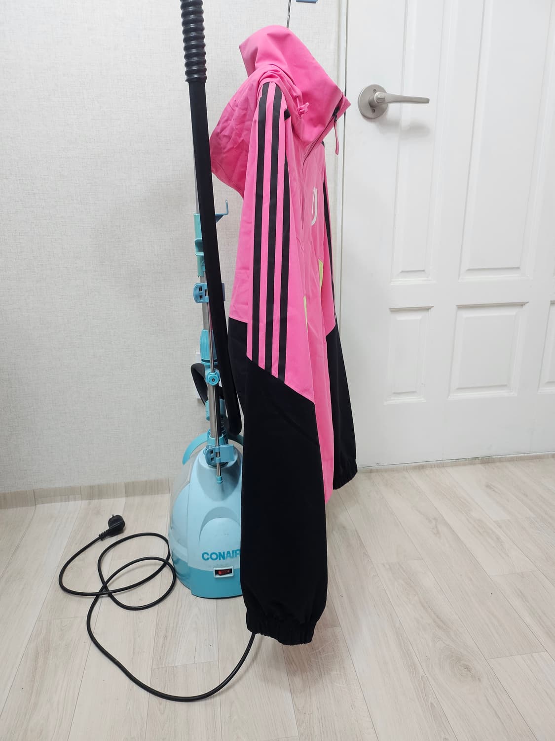 (105~110)XL☆우주매물☆아디다스 유벤투스[연핑검]레인자켓 바람막이 상품이미지6