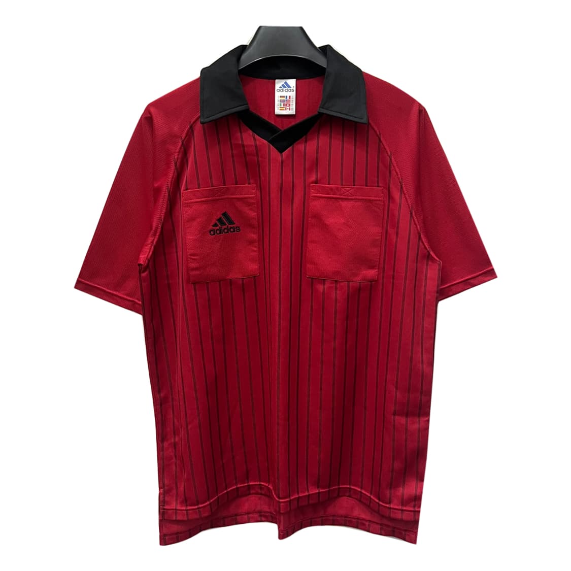 90s 아디다스 레프리 템플릿 반팔 해외 M 상품이미지1