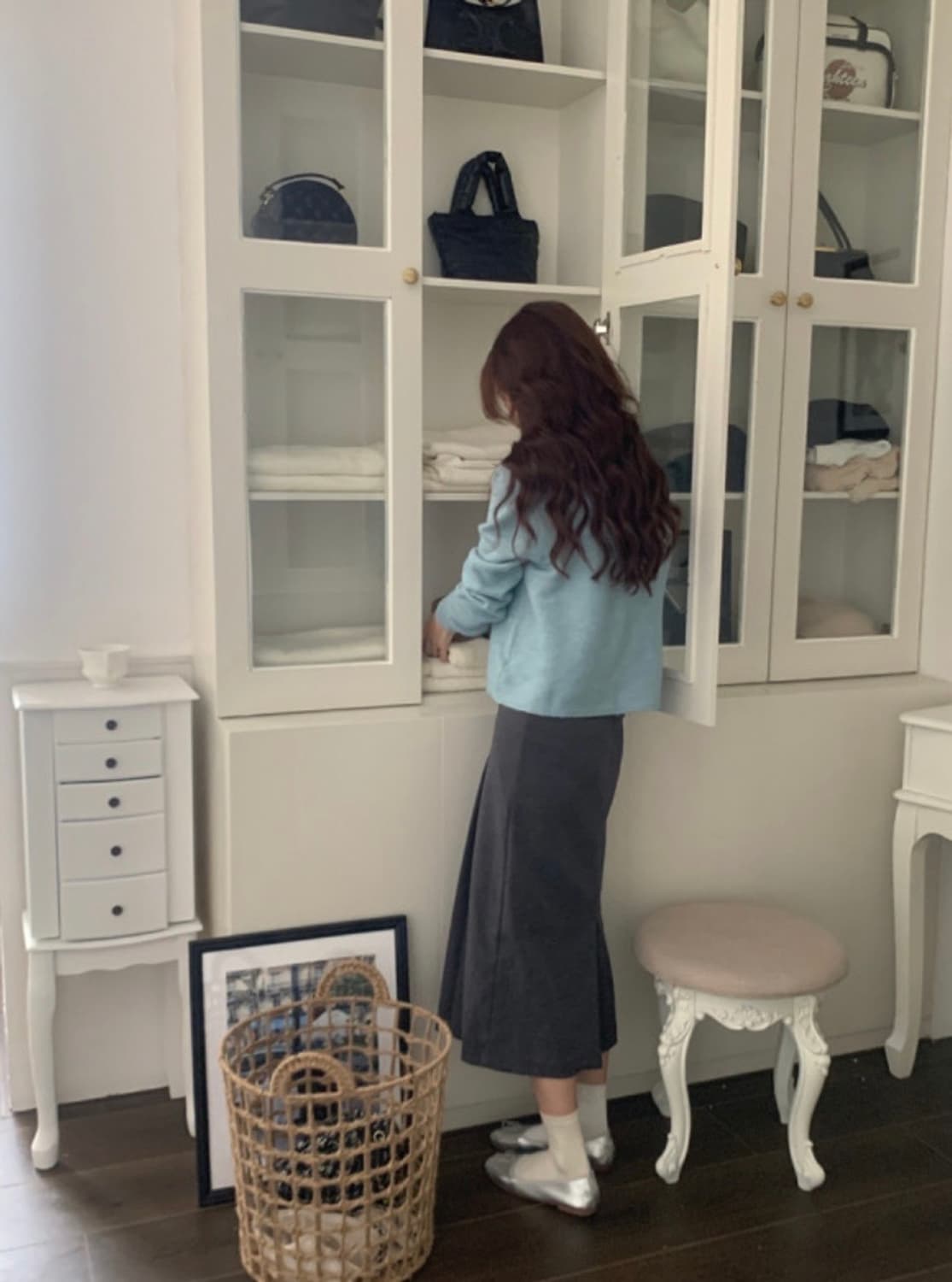 (새상품)나시 가디건 세트 상품이미지6