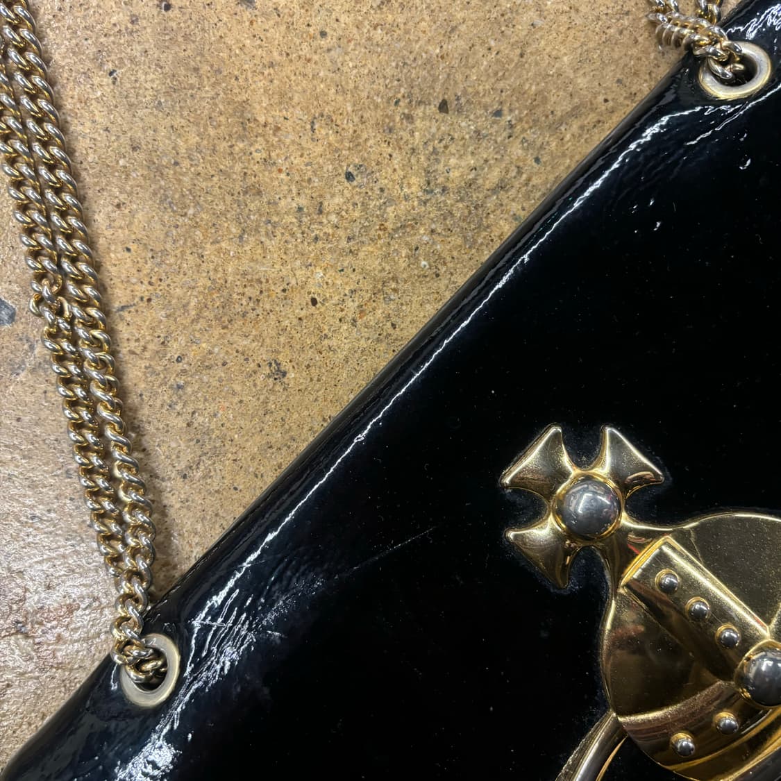 비비안웨스트우드 에버리 체인 빅 크로스백 숄더백 상품이미지4