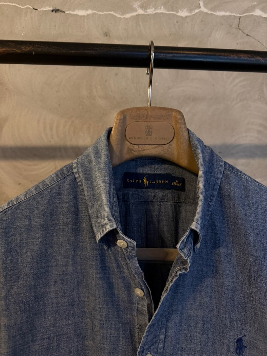 폴로 랄프로렌 샴브레이 버튼다운 셔츠 100 상품이미지5