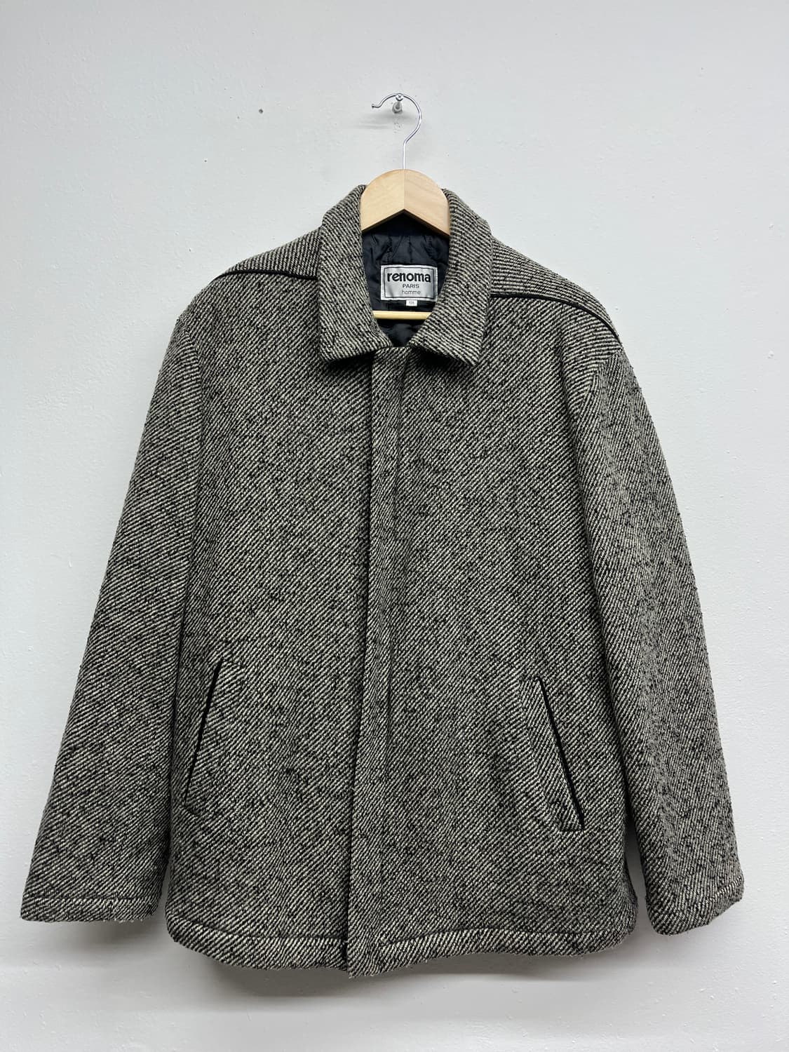 레노마 옴므 파리 헤링본 코트 집업 105 상품이미지1