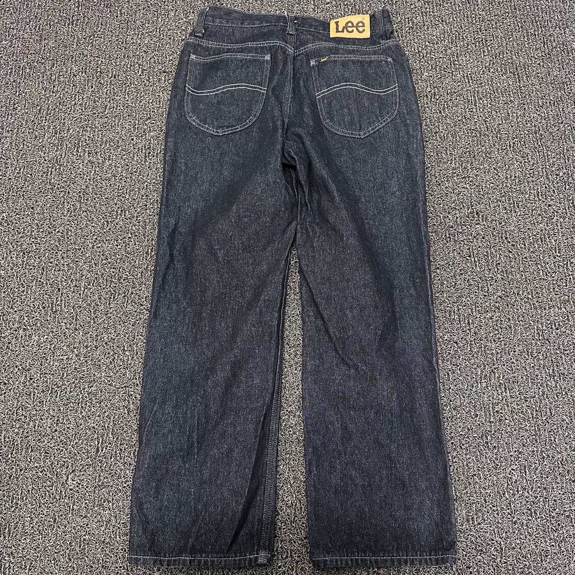 LEE 리 흑청 데님 와이드 청바지 팬츠 32인치 상품이미지5