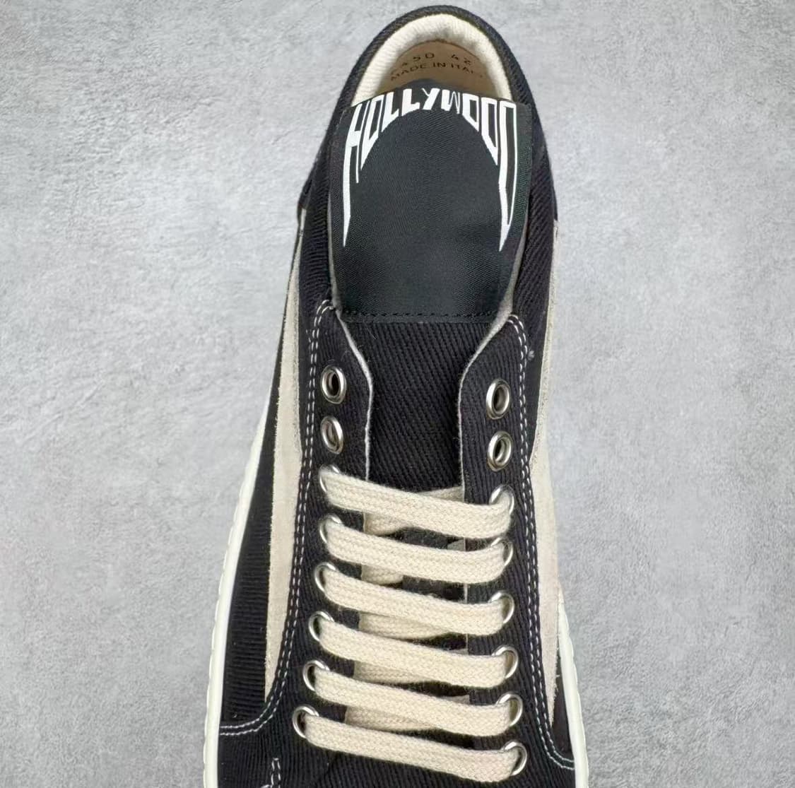 릭 오웬스 다크쉐도우 빈티지 스니커즈 블랙 밀크 상품이미지4