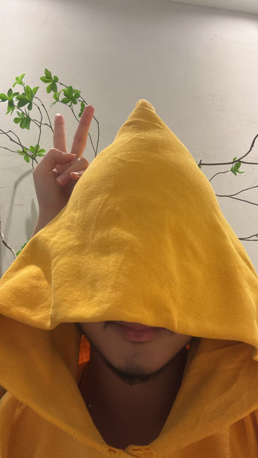 80s champion yellow damaged hoodie 상품이미지9