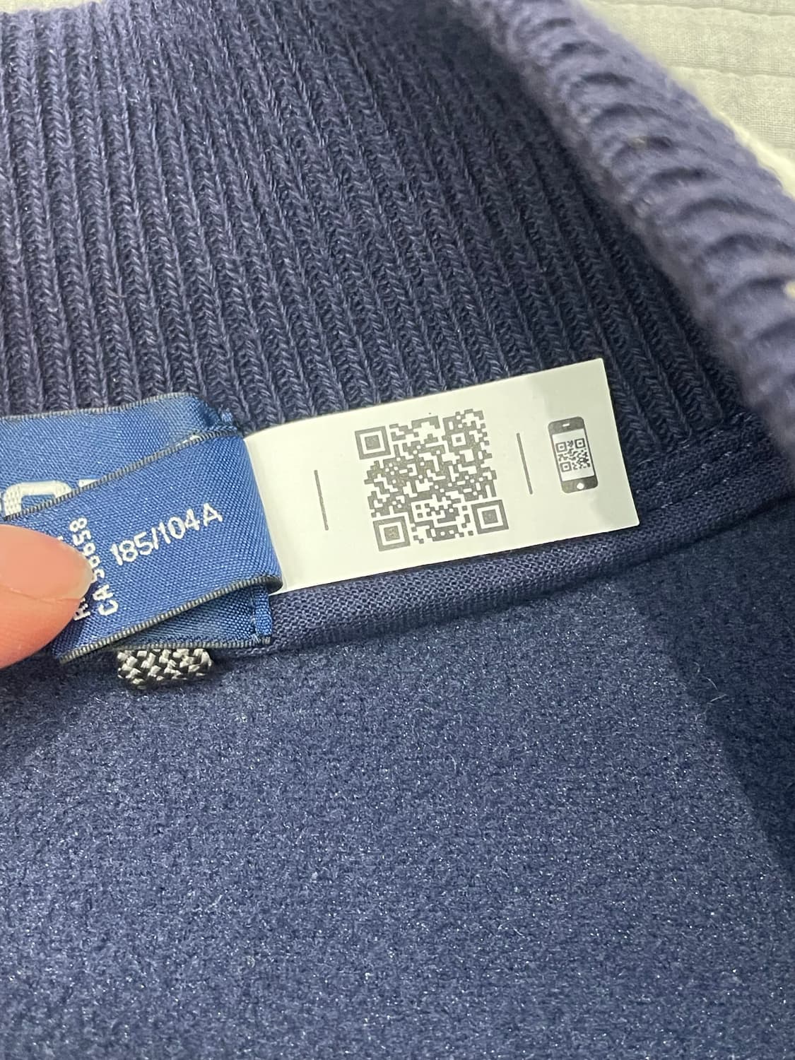 폴로 플리스 베이스볼자켓 xl 상품이미지4