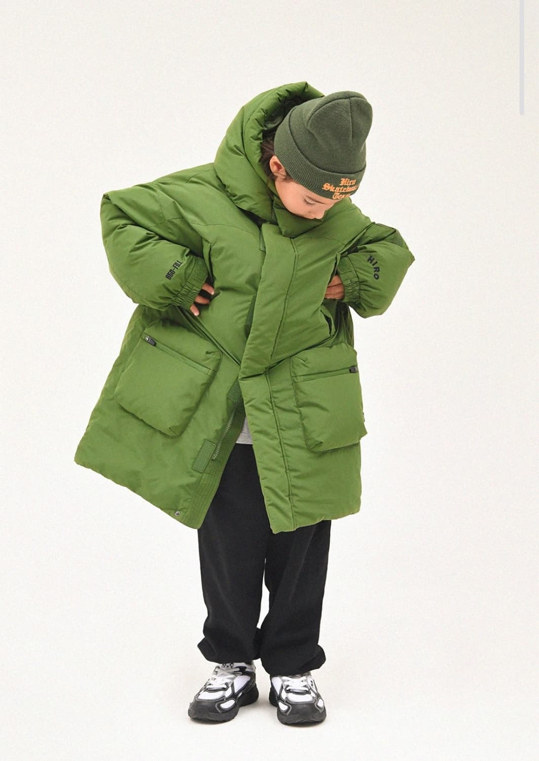 키즈 HIRO 덕다운 롱패딩(160) 상품이미지2