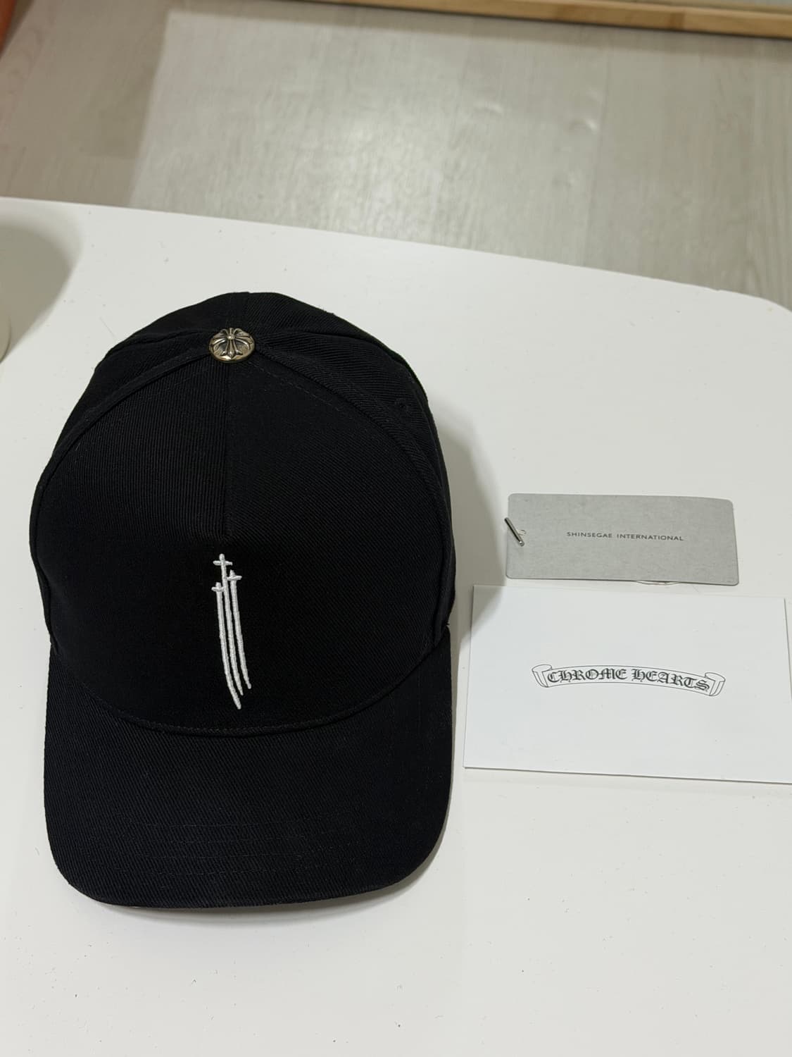 크롬하츠 RS3 볼캡 블랙 상품이미지1