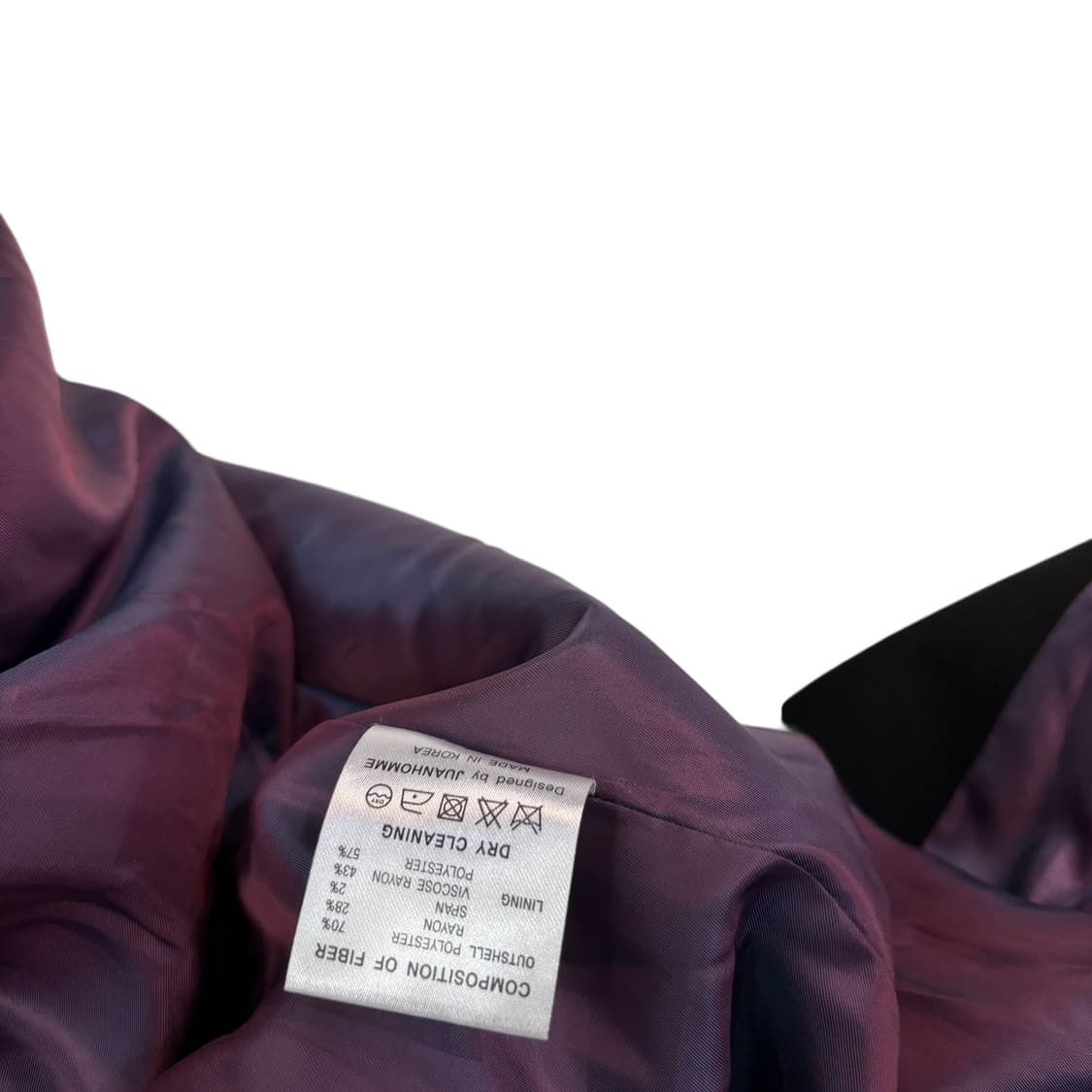 주앙옴므 블랙 오버 핏 더블 트렌치코트 상품이미지5