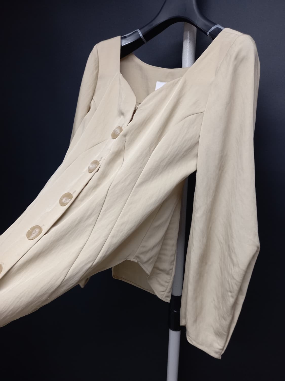 새 아키라나카 춘하추 레이온 긴팔블라우스 55.44 상품이미지5