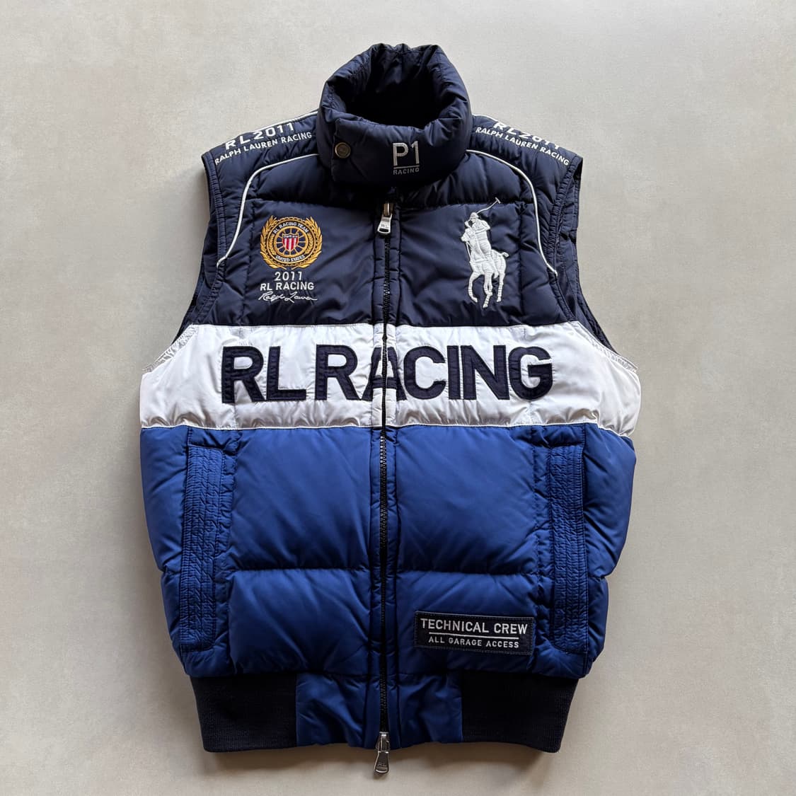 [S]폴로 랄프로렌 빅포니 레이싱 구스다운 패딩 베스트 상품이미지3