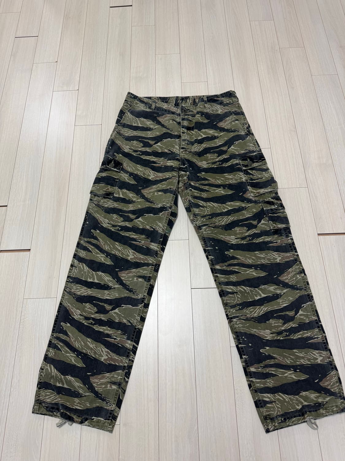 아웃스탠딩 타이거카모 밀리터리팬츠L 상품이미지10