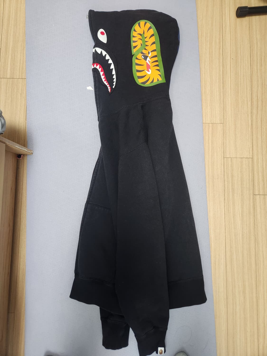 베이프 샤크 후드집업 반청계 xl 상품이미지2