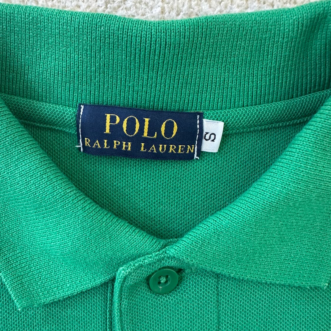 S 폴로랄프로렌 그린 카라 티셔츠 0319D 상품이미지2