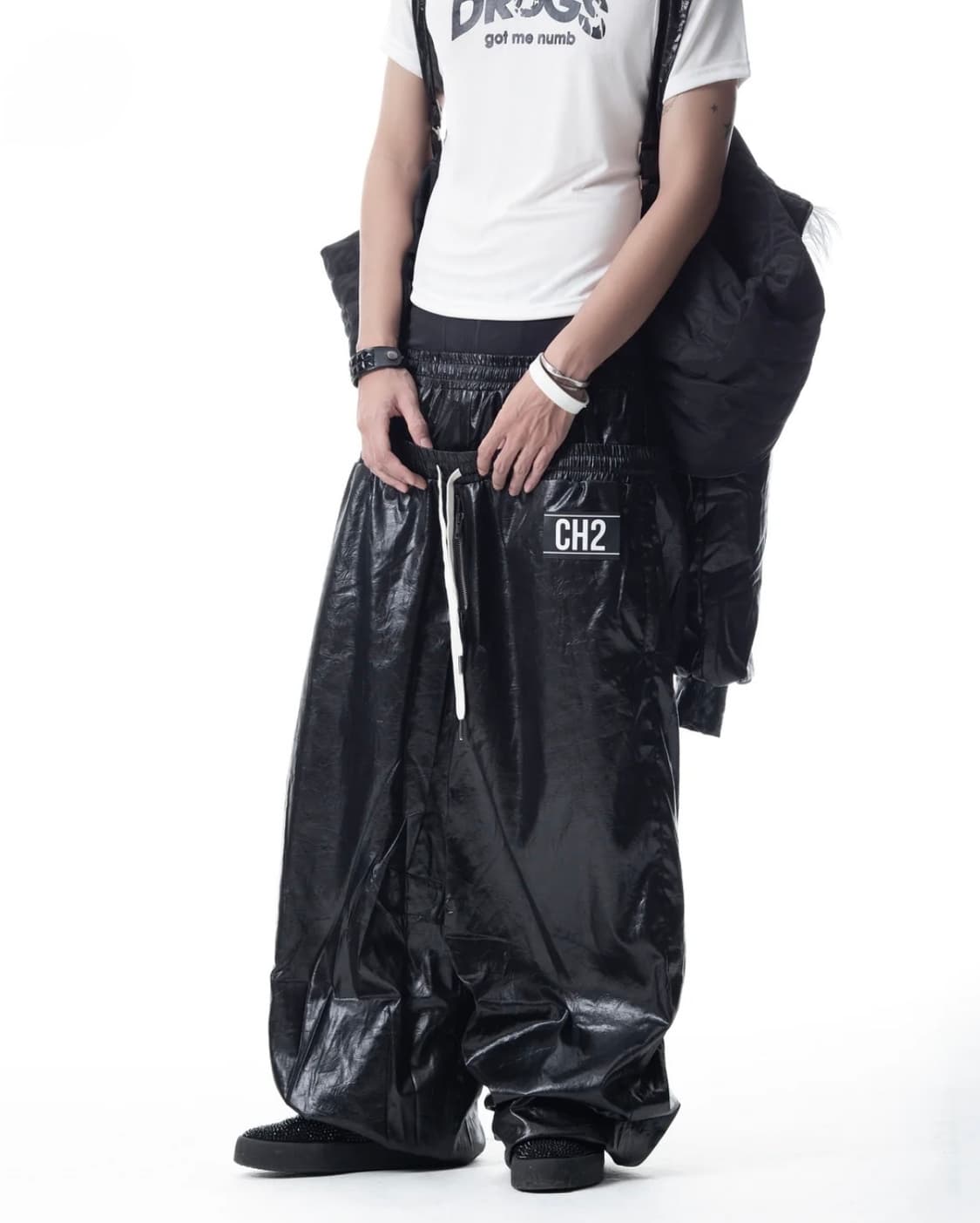 ch2 double waist track pants 상품이미지1