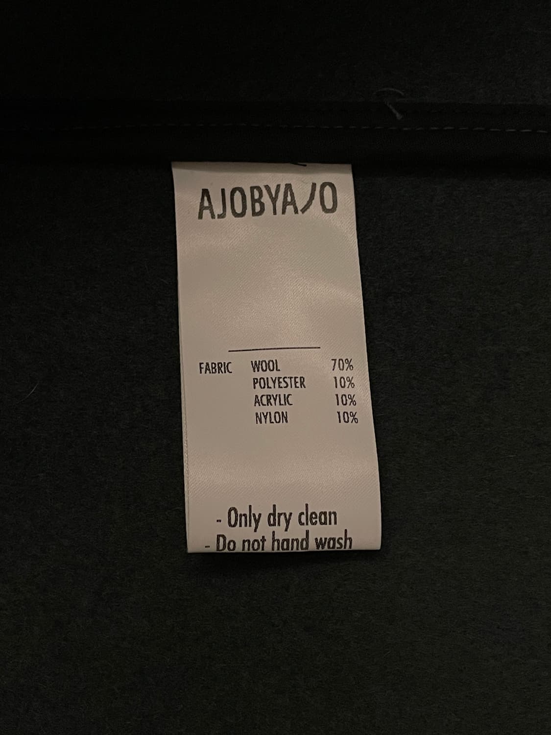 아조바이아조 울 믹스드 더플코트 그린 상품이미지5