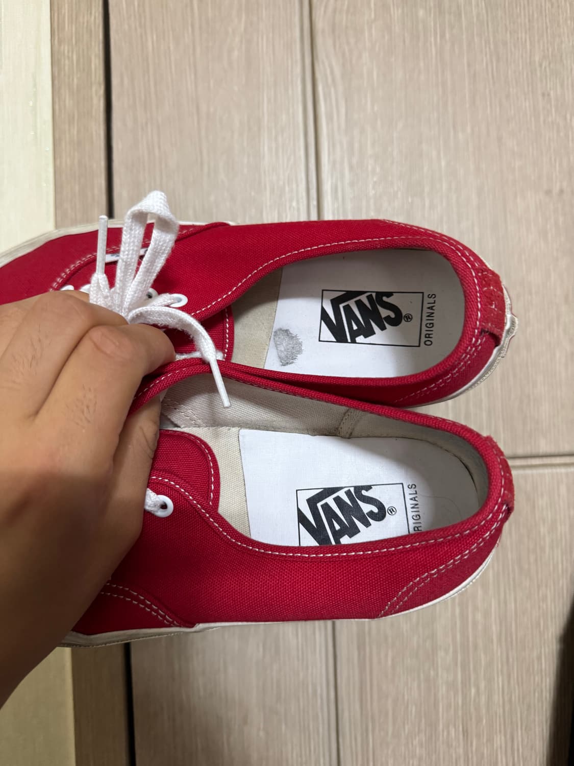 반스 볼트 og 어센틱 LX 레드 280 상품이미지5