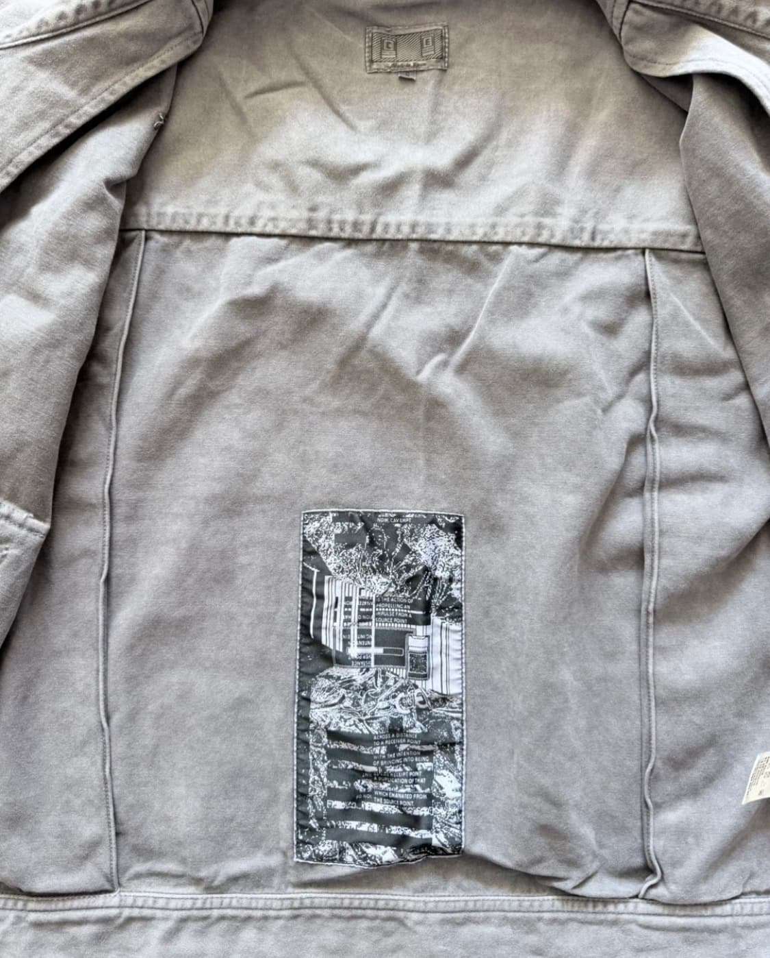 [카브엠트/어콜드월] 크롭 워시드 코튼 자켓 / S 상품이미지2