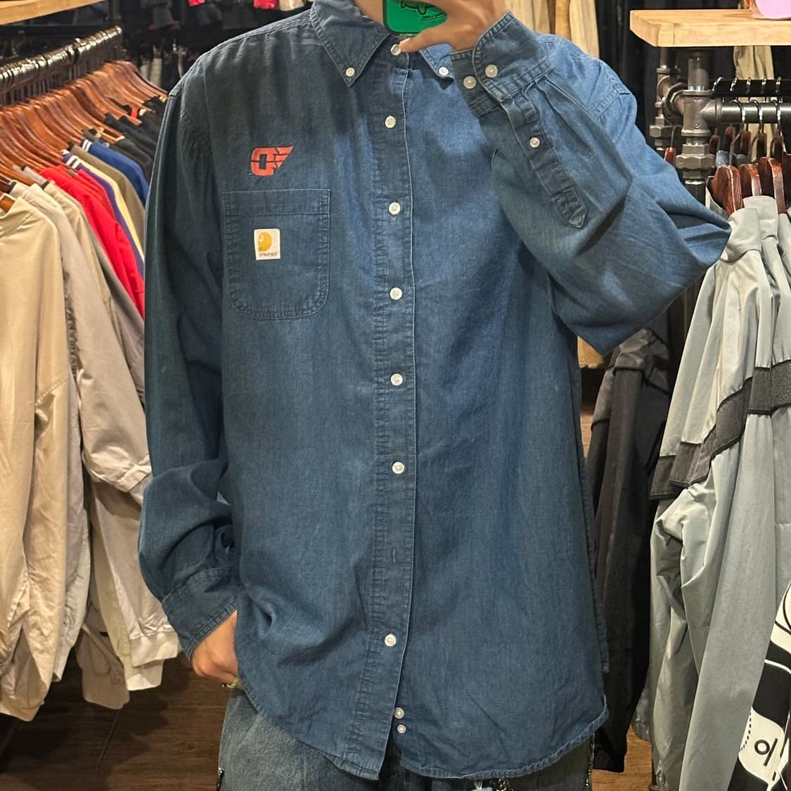 [HI] 칼하트 데님셔츠 상품이미지1