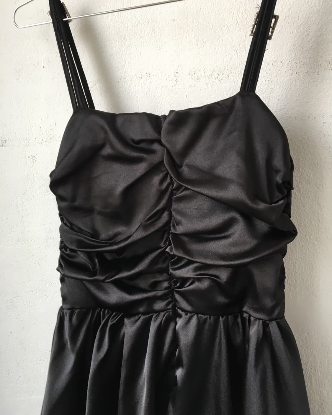 Glossy shirring dress 상품이미지3