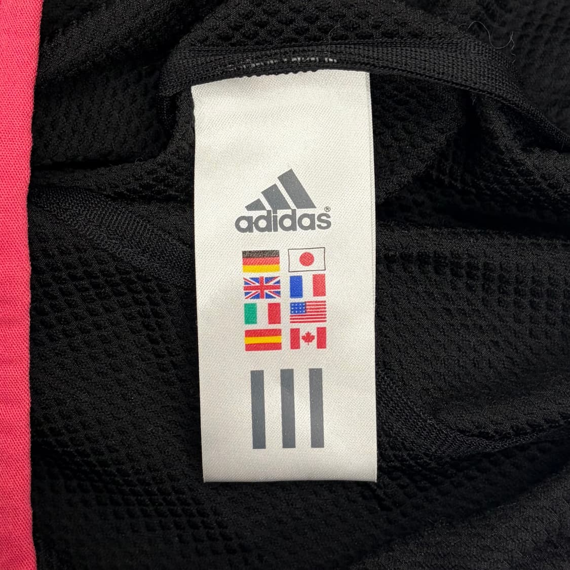 아디다스 블랙 핑크 라인 자켓 상품이미지5