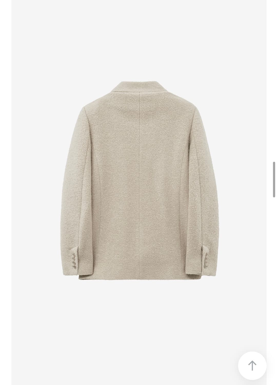 인사일런스우먼 부클 투웨이 자켓 베이지 상품이미지3