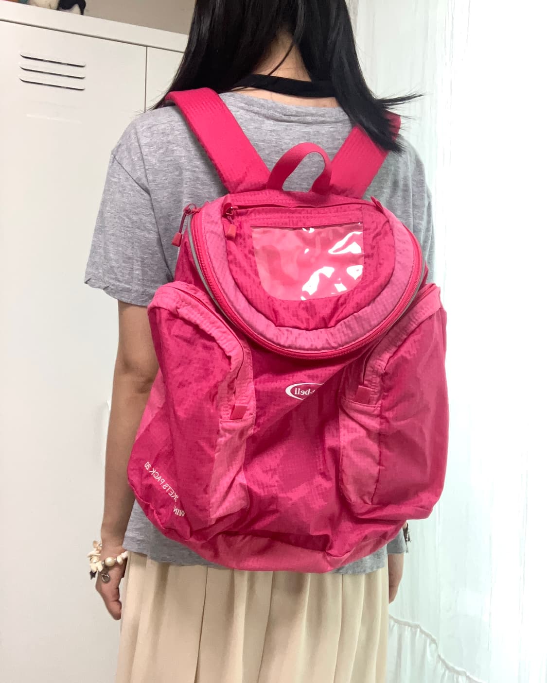 몽벨 핑크 백팩 상품이미지7