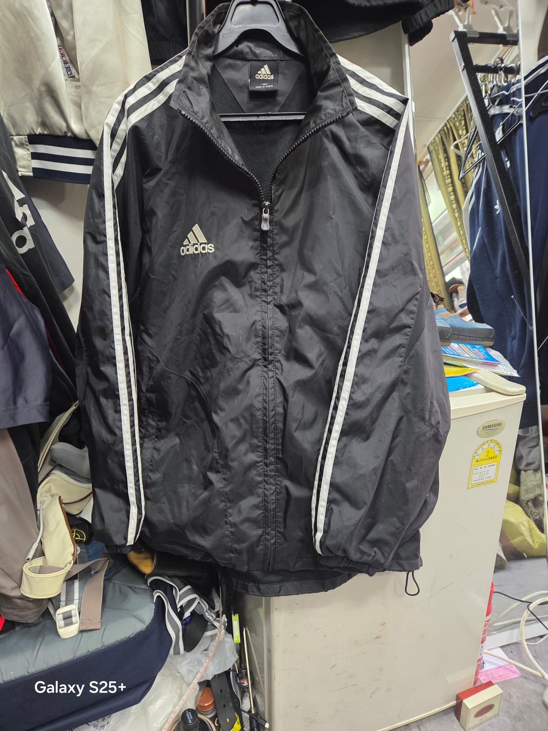 아디다스   삼선 바람막이 상품이미지1