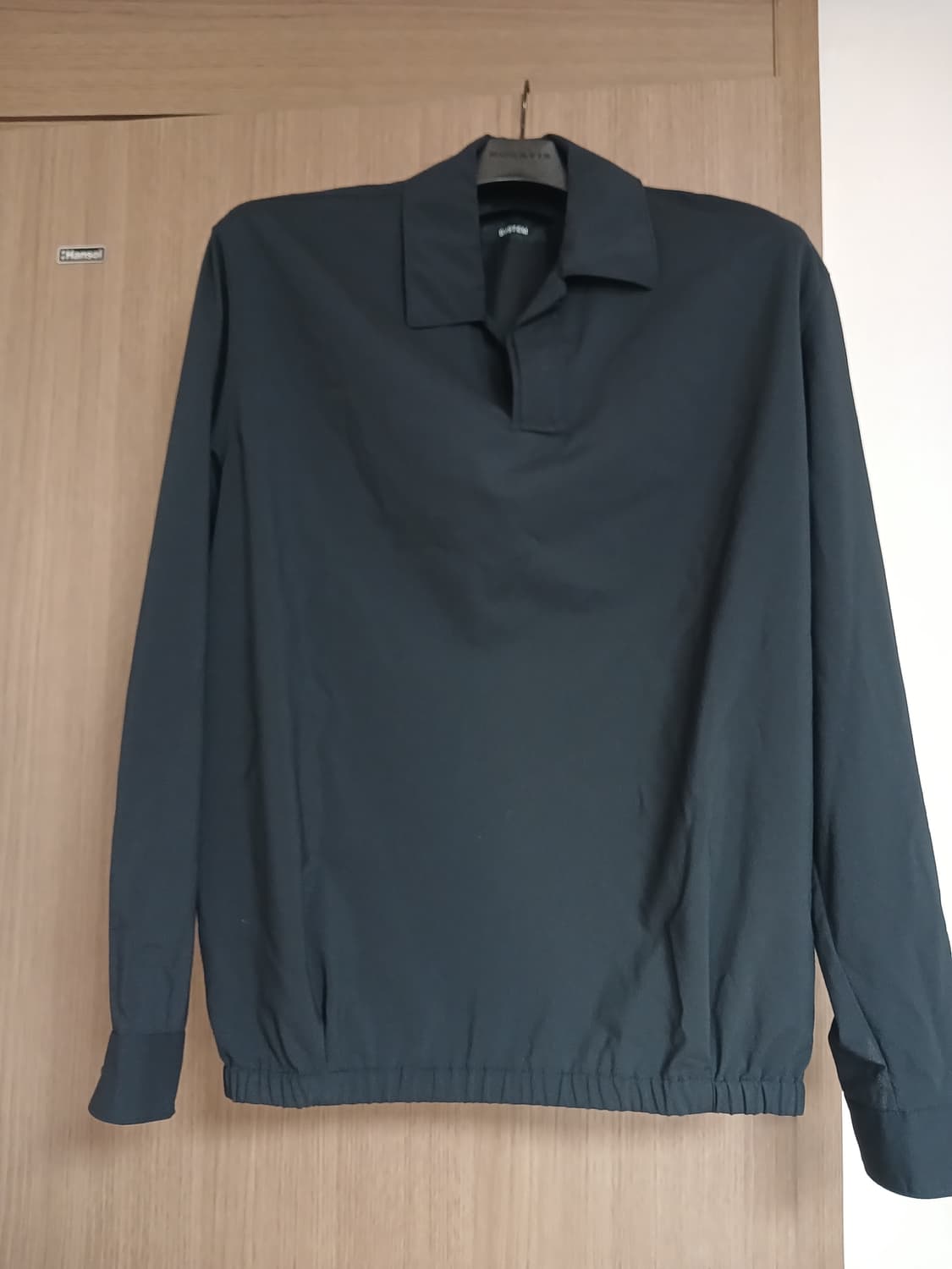 시스템옴므 2024 다크네이비 풀오버 카라 티셔츠 105 상품이미지1