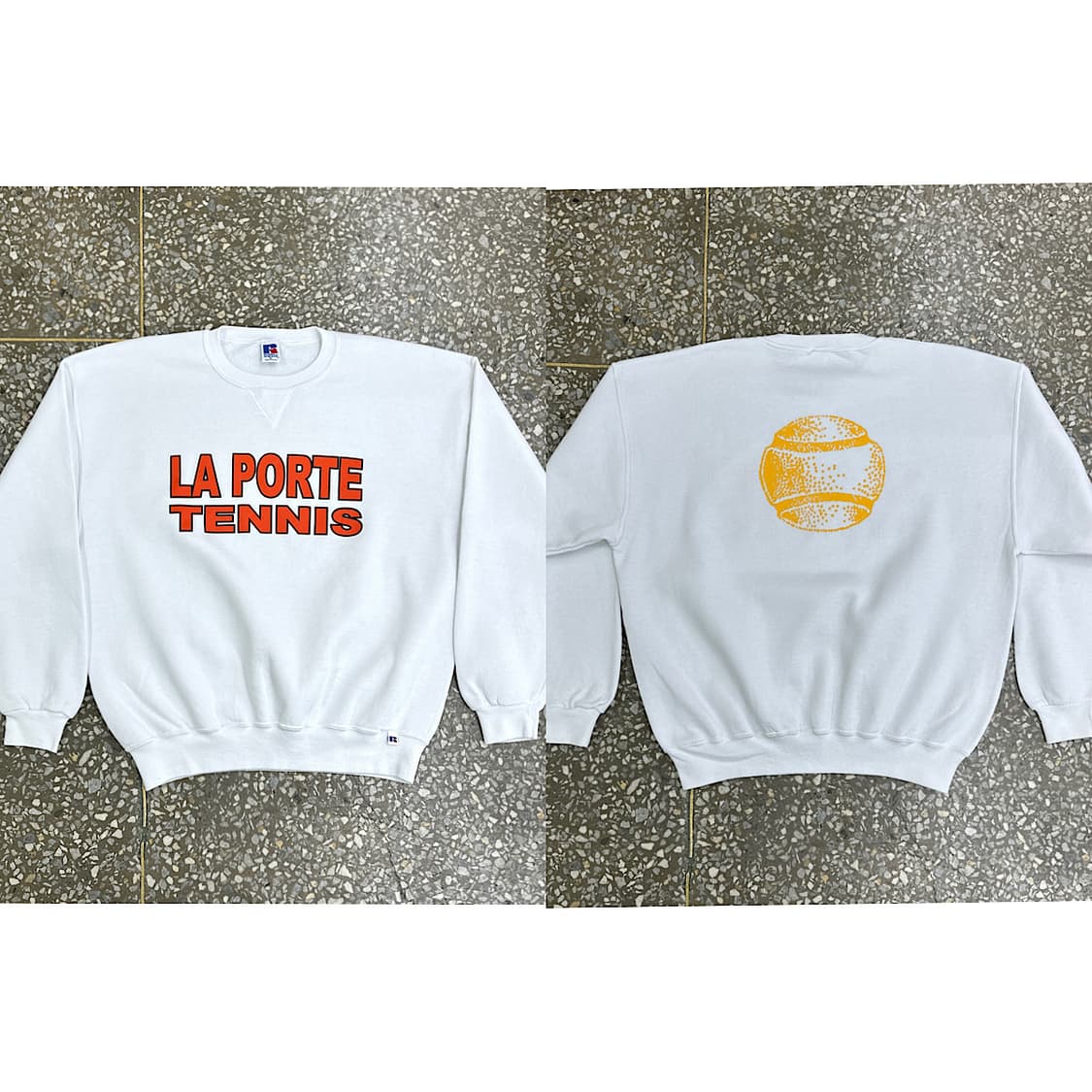 Early 00s 러셀 테니스 빈티지 스웻셔츠 XL 상품이미지1