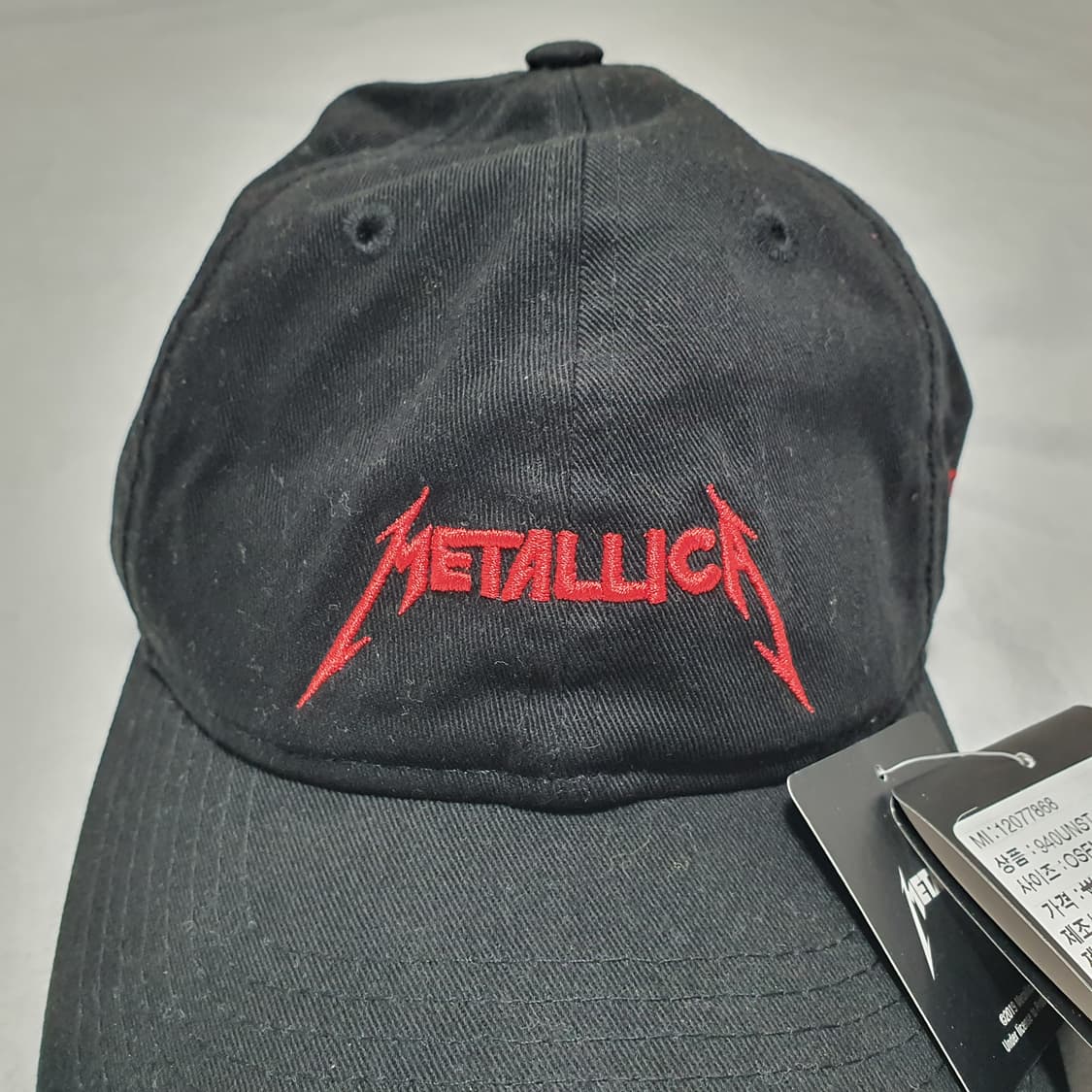 뉴에라 x 메탈리카 볼캡 블랙 모자 940 상품이미지2