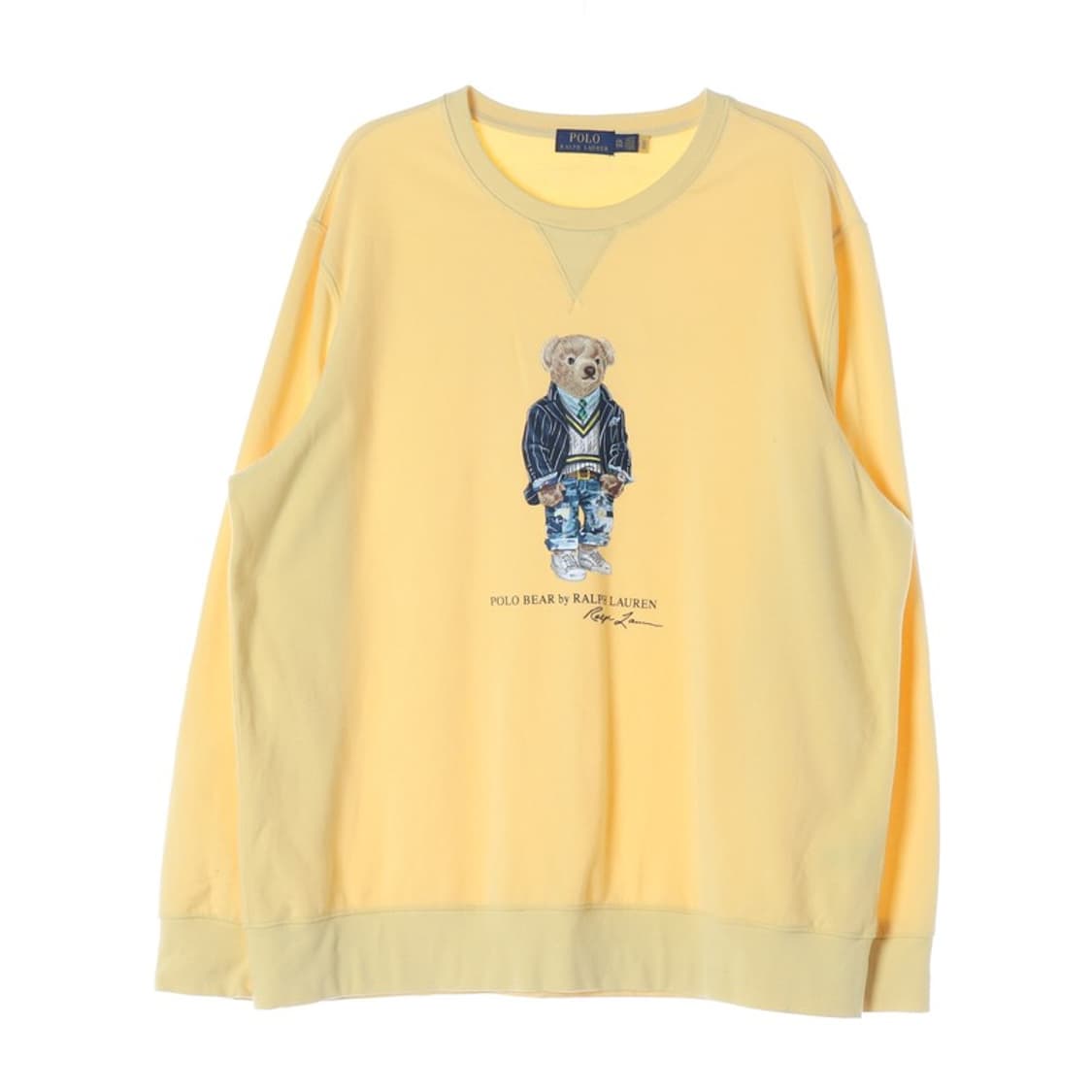 폴로 랄프로렌 폴로베어 기모 맨투맨 옐로우 2XL 상품이미지1